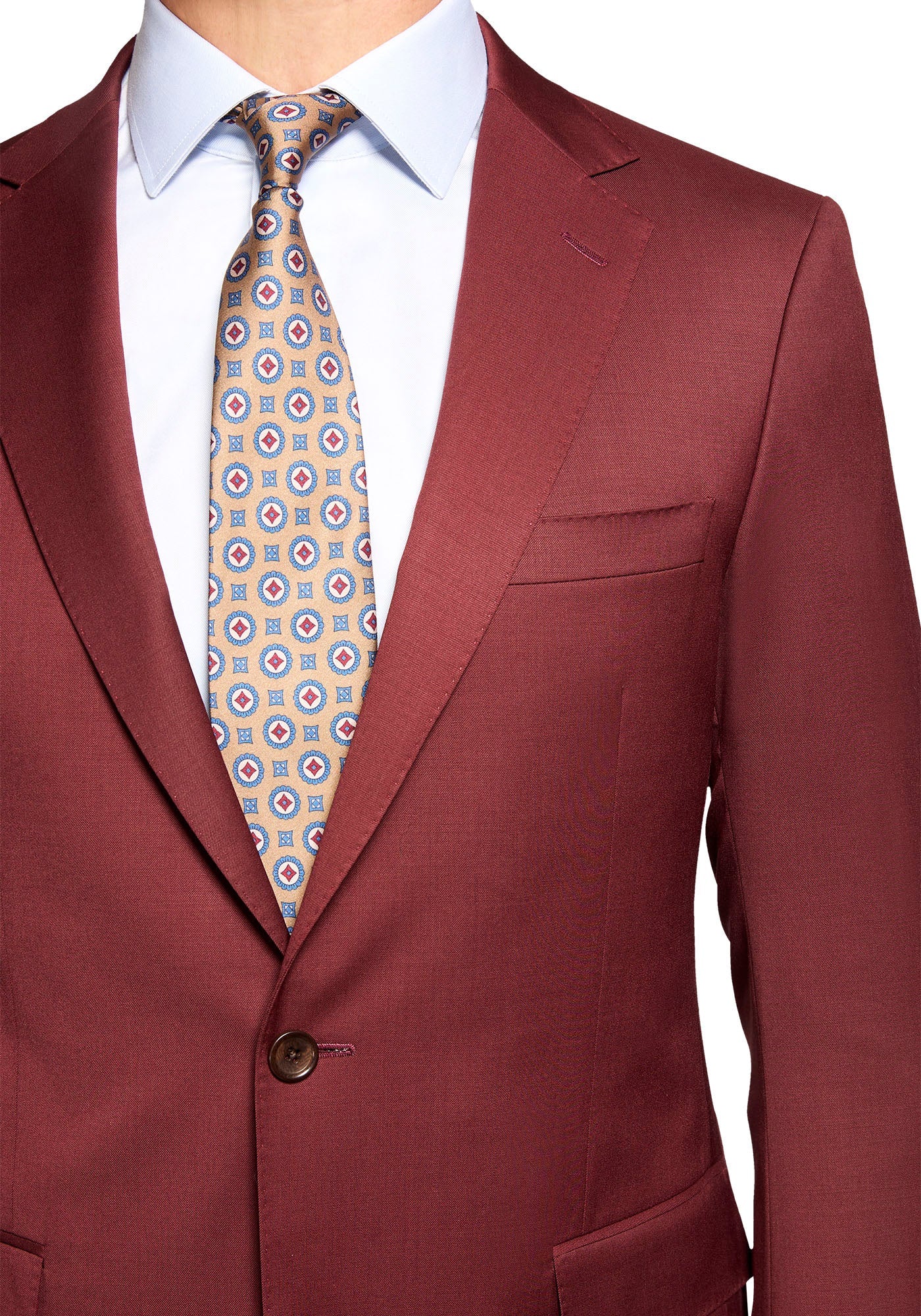 Stretch Burgundy Blazer 3