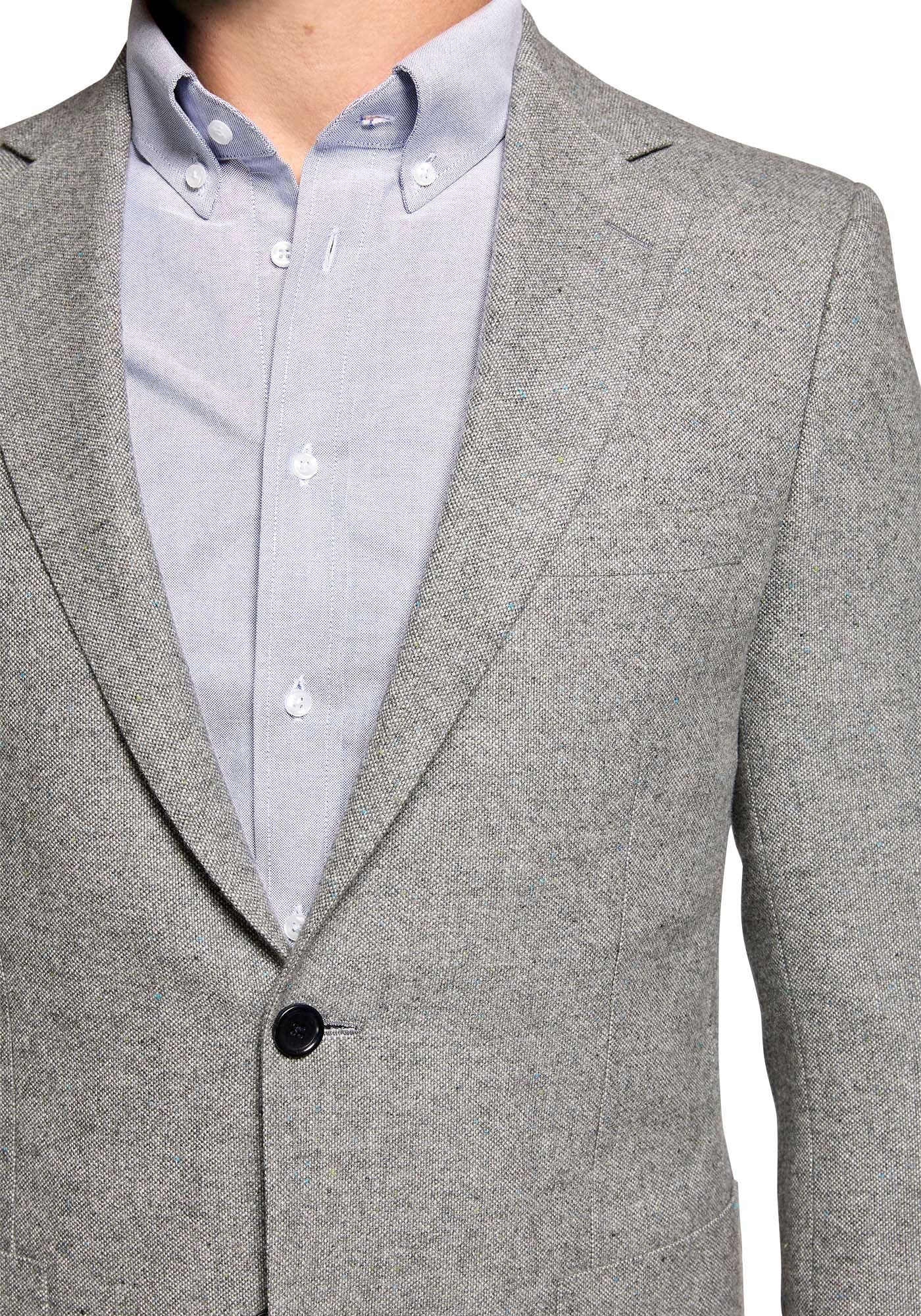 Lambswool Grey Donegal Blazer 5