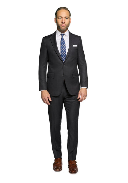 Solid Charcoal Suit 2