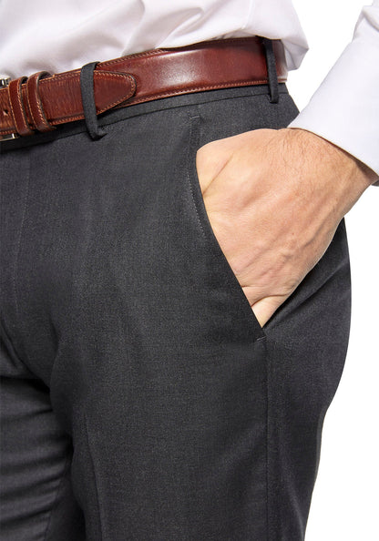 Solid Charcoal Suit 3