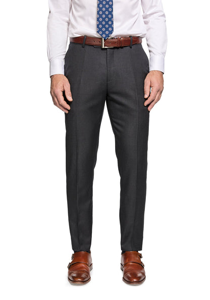 Solid Charcoal Suit 4
