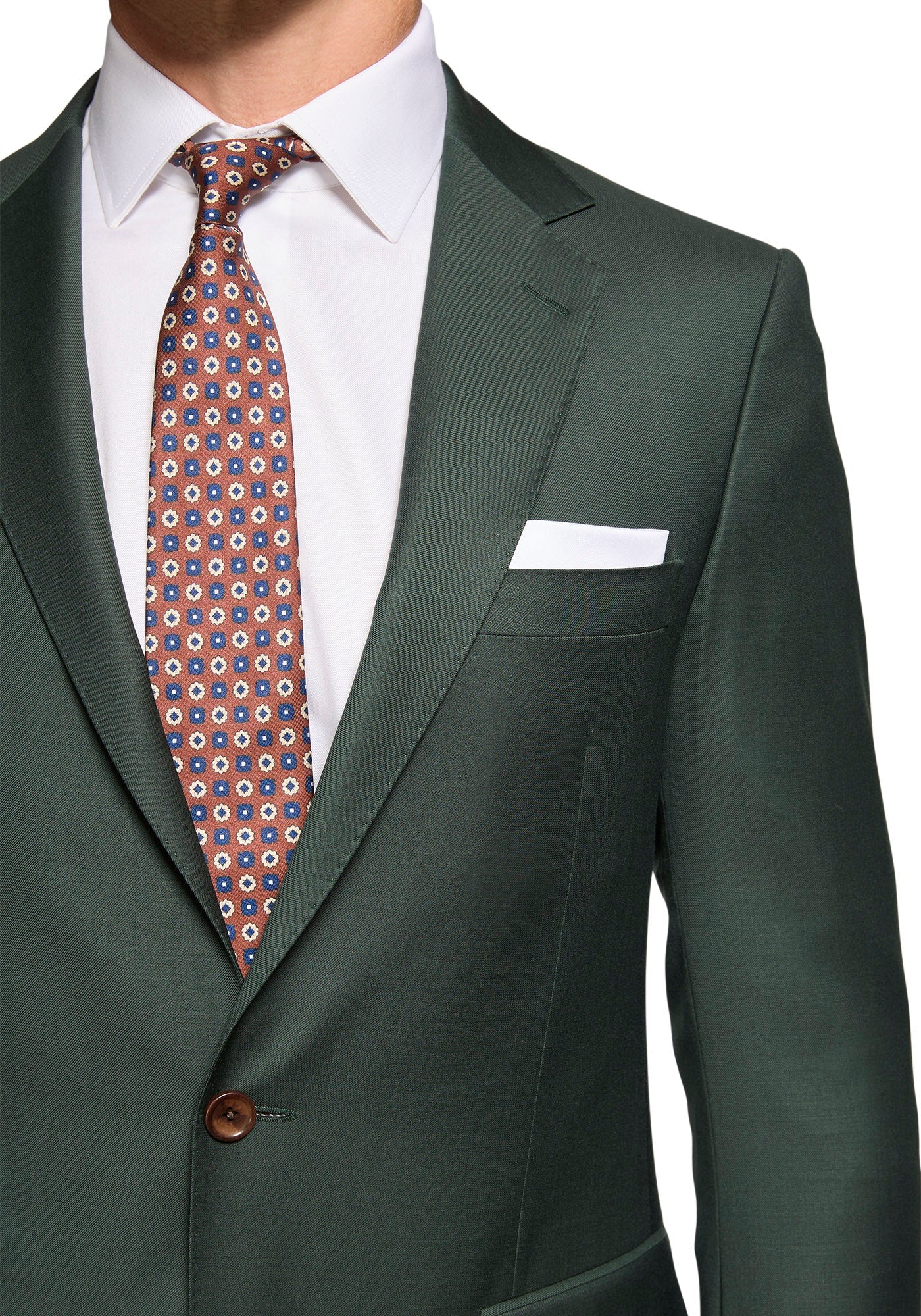 Solid Forest Green Suit 5