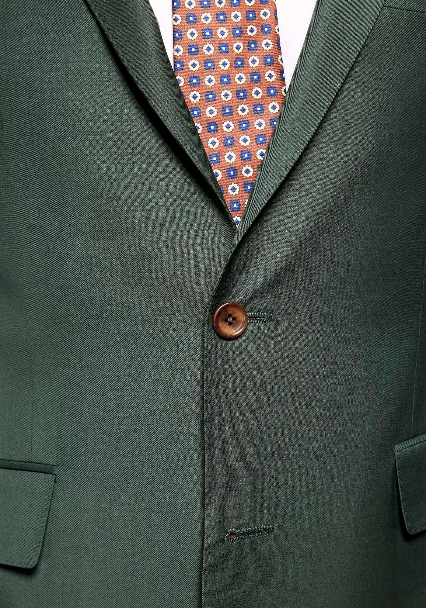 Solid Forest Green Suit 6