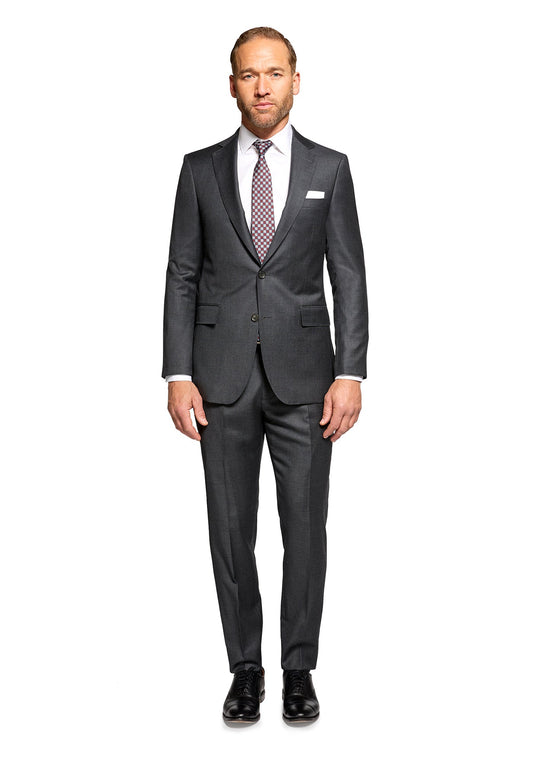 Solid Charcoal Merino Suit 6