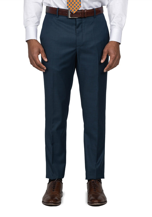 Dark Teal Houndstooth Dress Pants 6