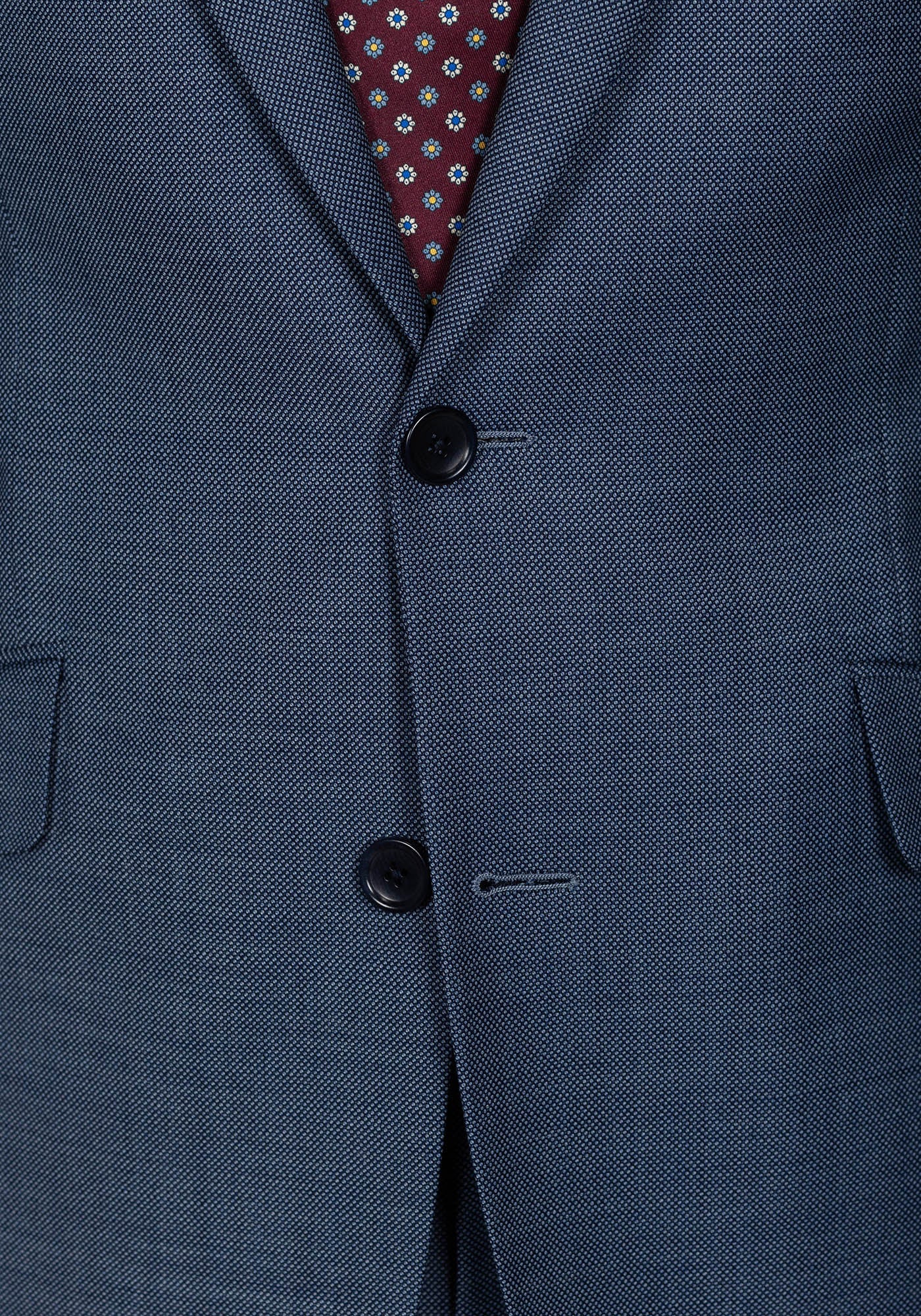Light Blue Birdseye Suit 4