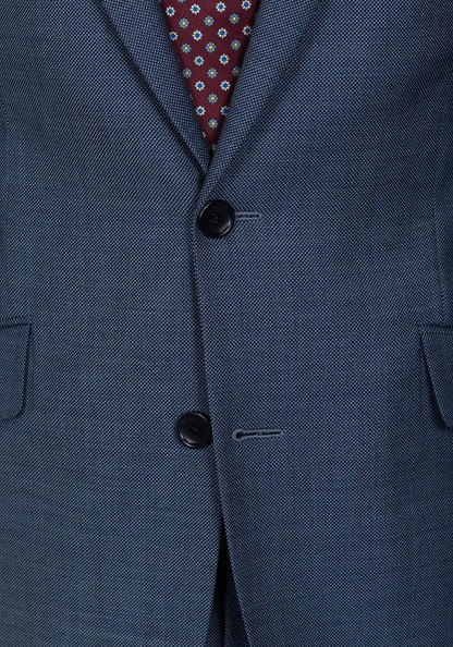 Light Blue Birdseye Suit 4