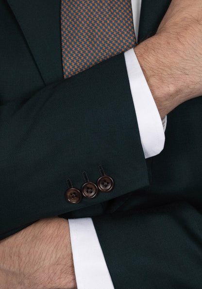 Forest Green Twill Suit 5