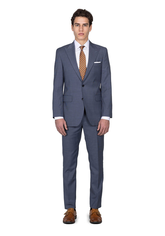 Slate Blue Nail Head Blazer