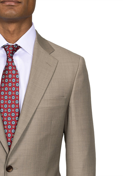 Solid Light Brown Suit 3