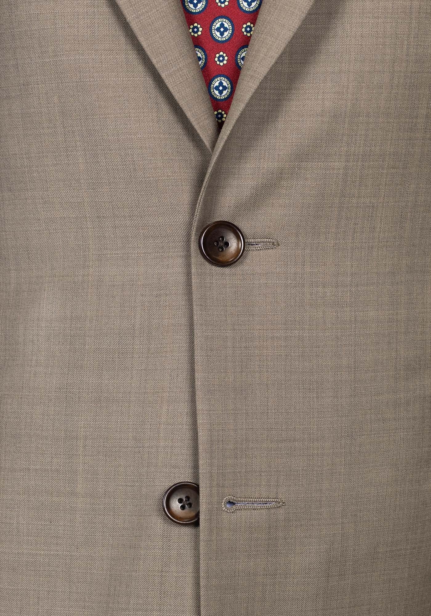 Solid Light Brown Suit 5