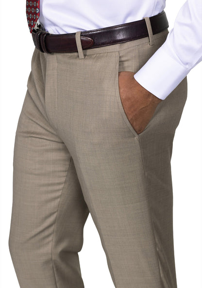 Solid Light Brown Suit 7