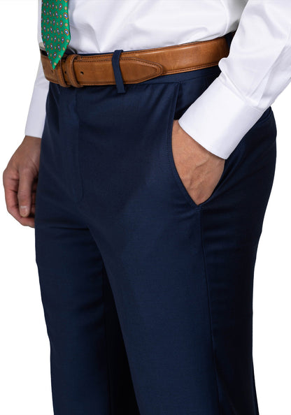 Navy Plain Twill Suit 6