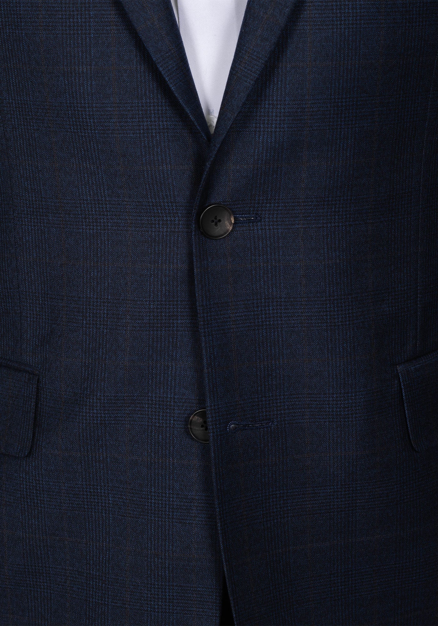 Navy and Maroon Glen Plaid Suit 4