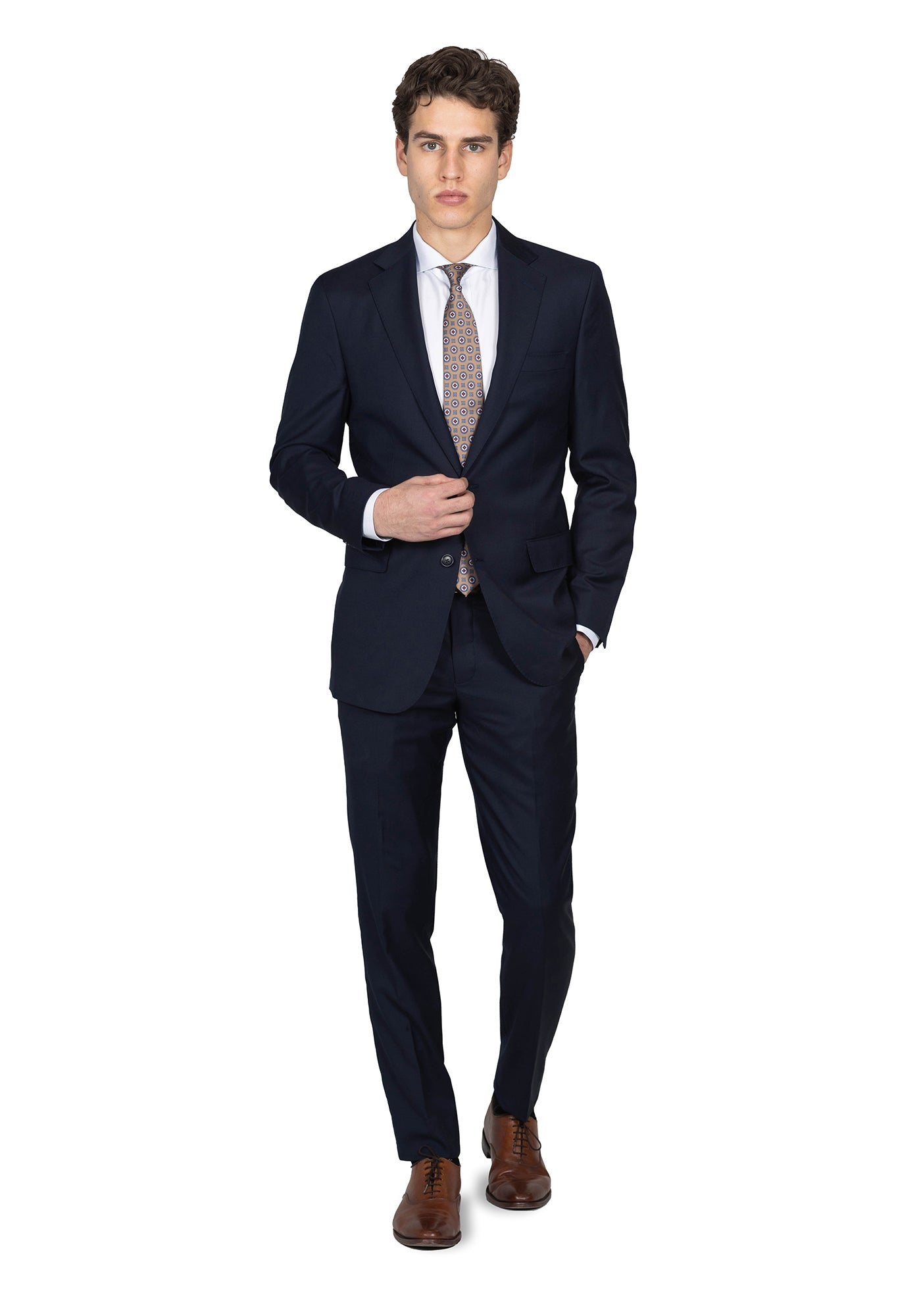 Dark Navy Twill Custom Suit Dark Navy Twill Custom Suit