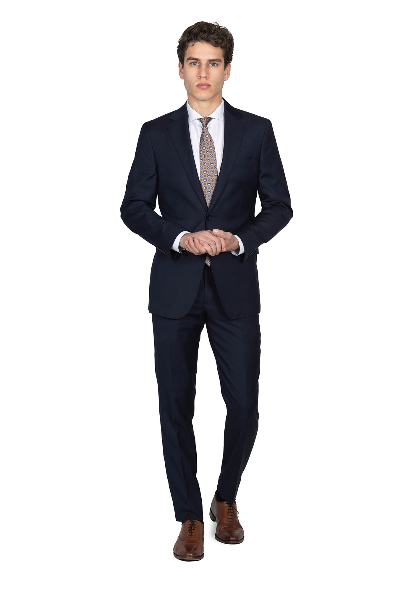 Dark Navy Twill Custom Suit Dark Navy Twill Custom Suit