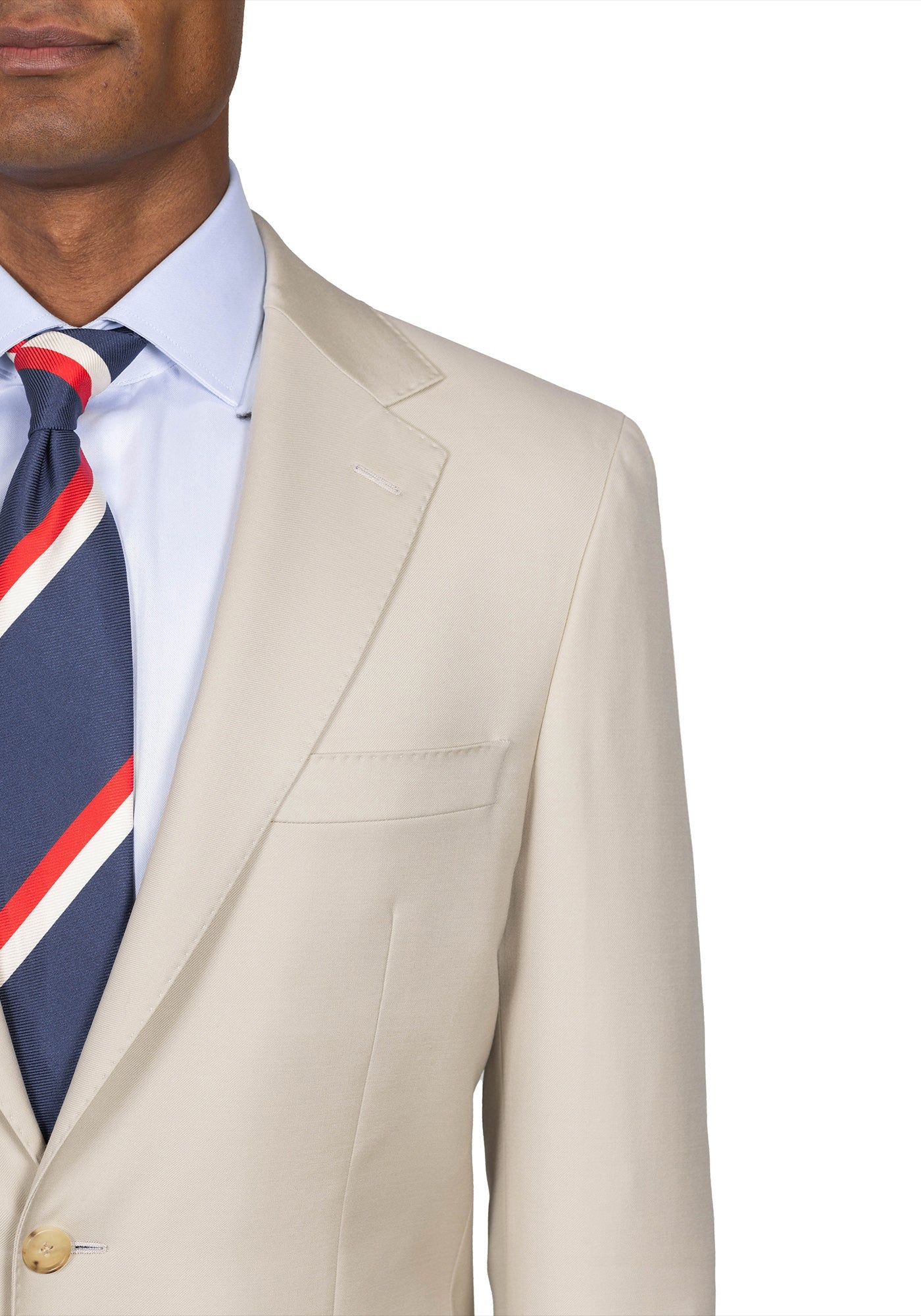 Beige Twill Suit 3