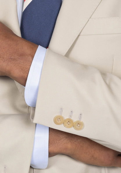 Beige Twill Suit 5