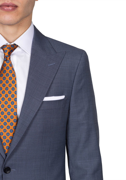 Slate Blue Nail Head Suit 5