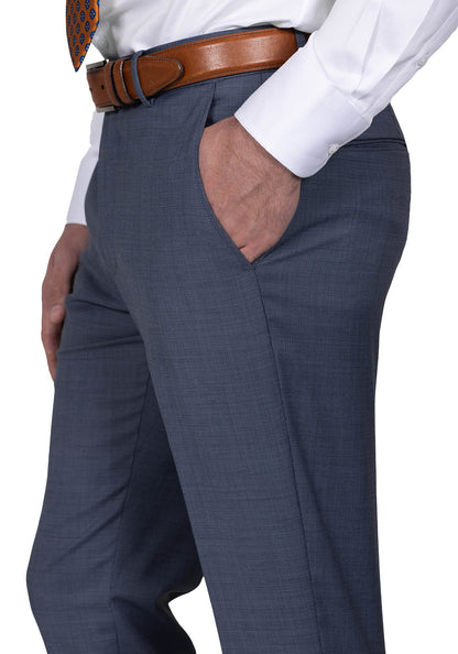 Slate Blue Nail Head Suit 9