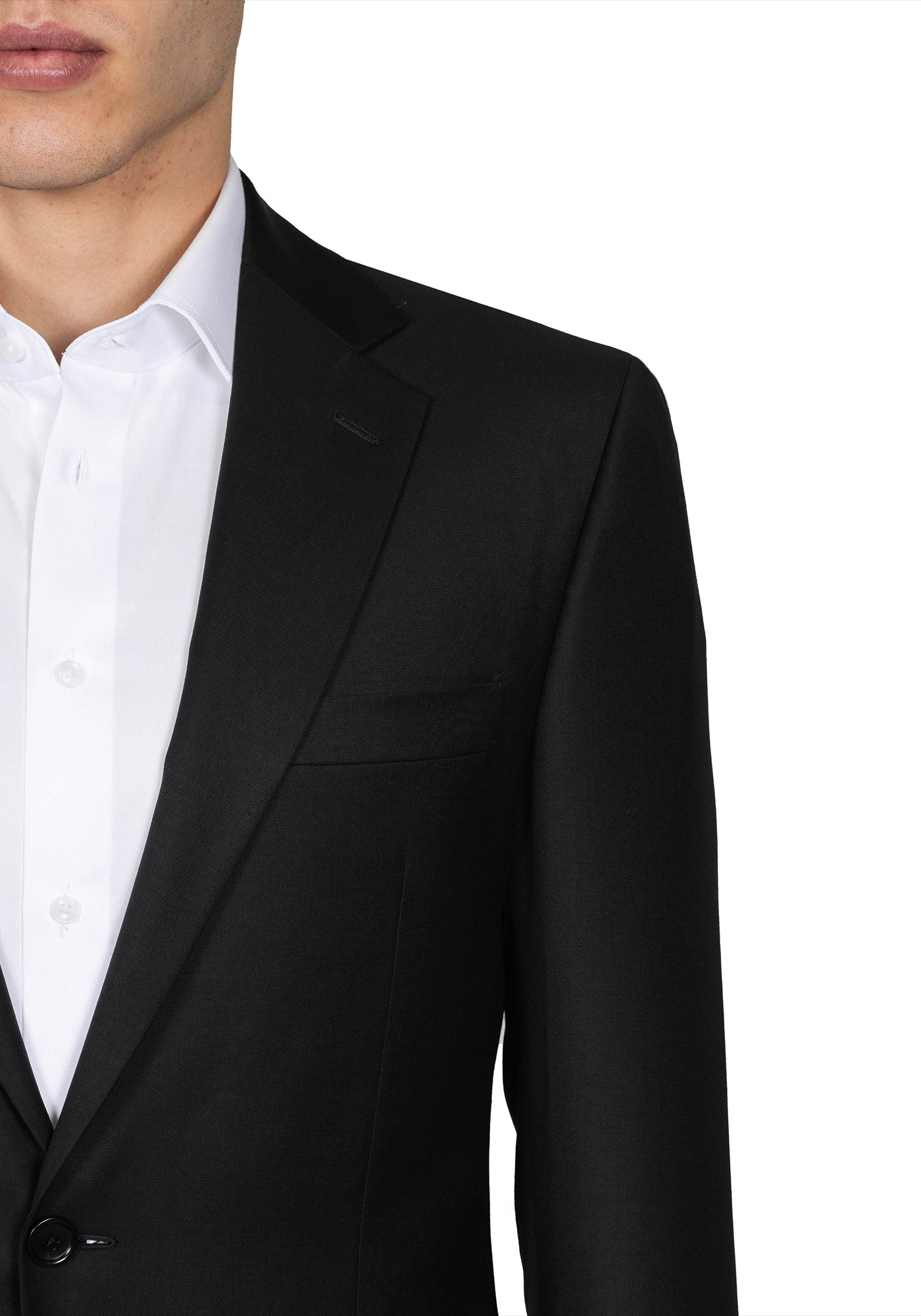 Solid Black Suit 3