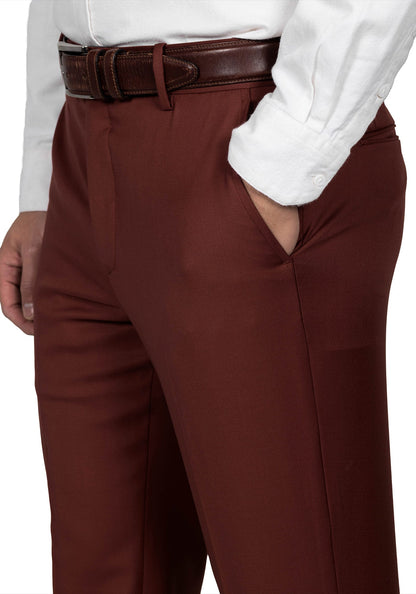 Brick Red Twill Suit 7