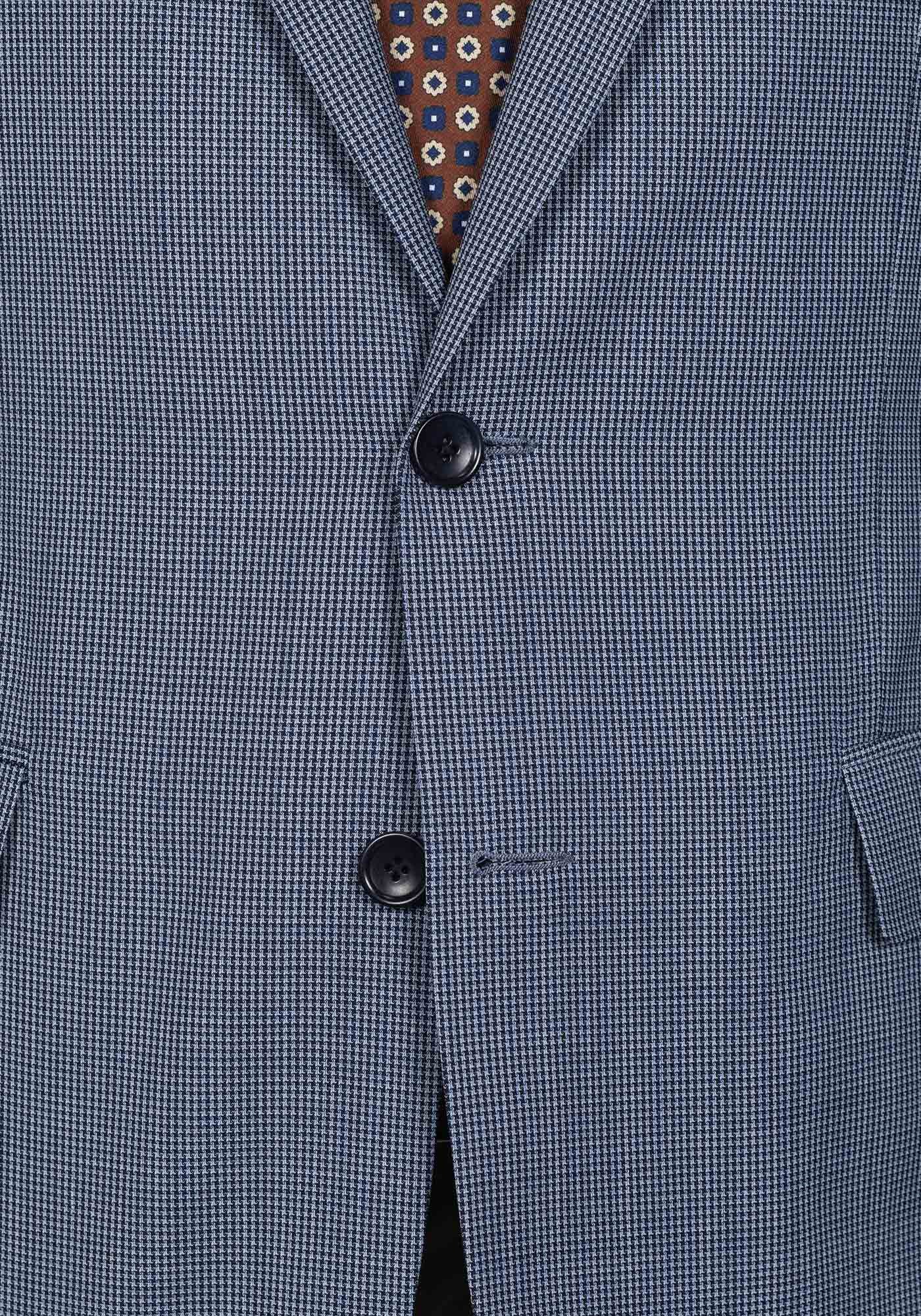 Slate Blue Houndstooth Suit 5