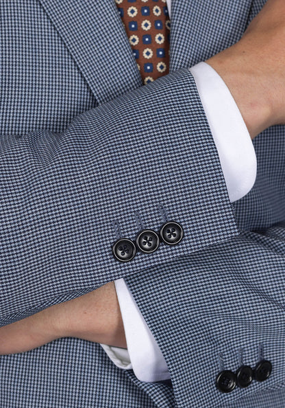 Slate Blue Houndstooth Suit 6