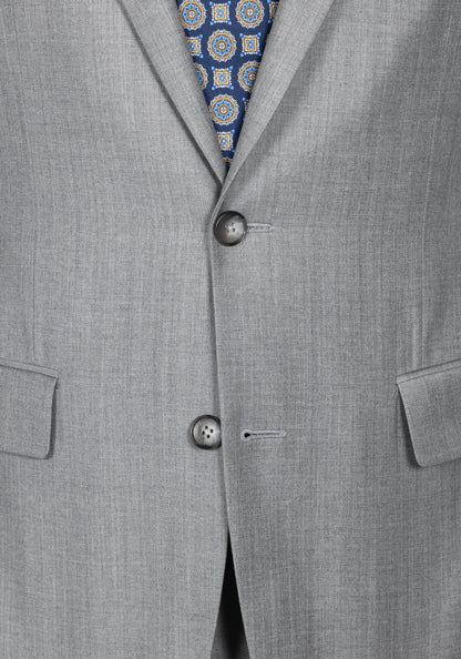 Stretch Light Grey Heather Suit