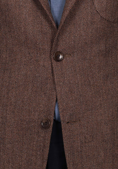 Dusty Rose Herringbone Blazer 4