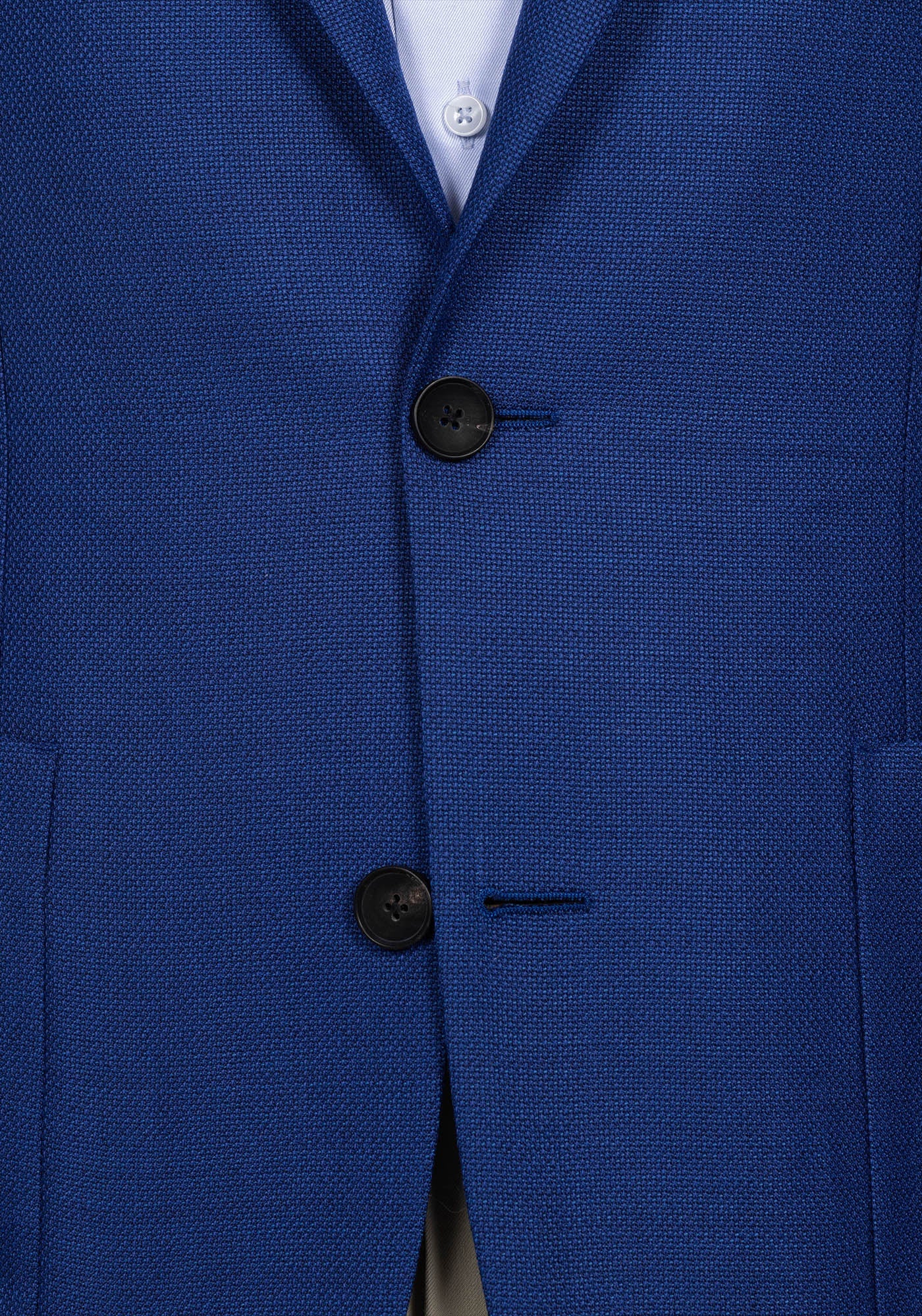 Royal Blue Hopsack Blazer 4