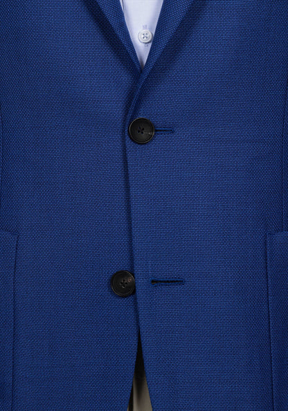 Royal Blue Hopsack Blazer 4