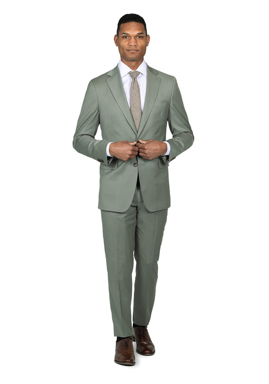 Sage Twill Suit 1