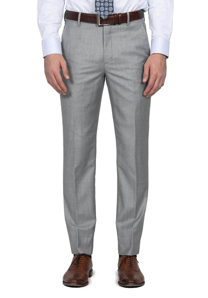 Stretch Light Grey Heather Suit