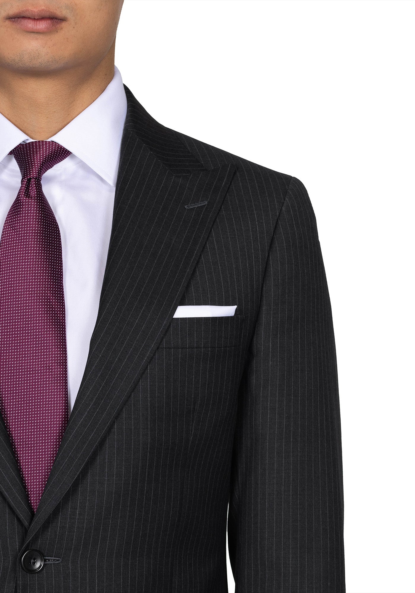 Dark Grey Pinstripe Suit 3