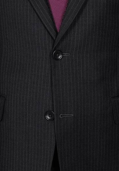 Dark Grey Pinstripe Suit 5