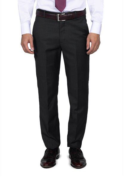 Dark Grey Pinstripe Suit 6