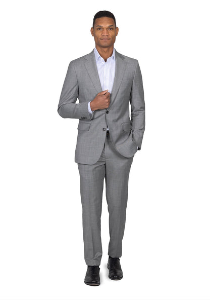 Solid Light Grey Suit 2