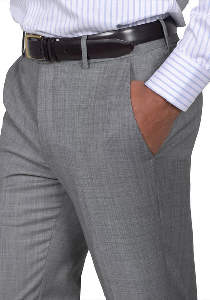 Solid Light Grey Suit 8