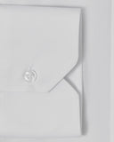 White Fine Twill Dress Shirt 3