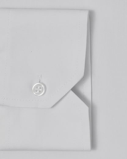 Stretch White Poplin Dress Shirt 3