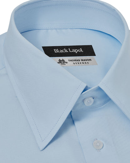 Stretch Light Blue Poplin Dress Shirt 2