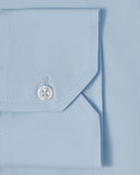 Stretch Light Blue Poplin Dress Shirt 3