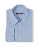 Easy-Care Blue Graph Check Dress Shirt 1