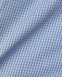 Easy-Care Blue Graph Check Dress Shirt 4