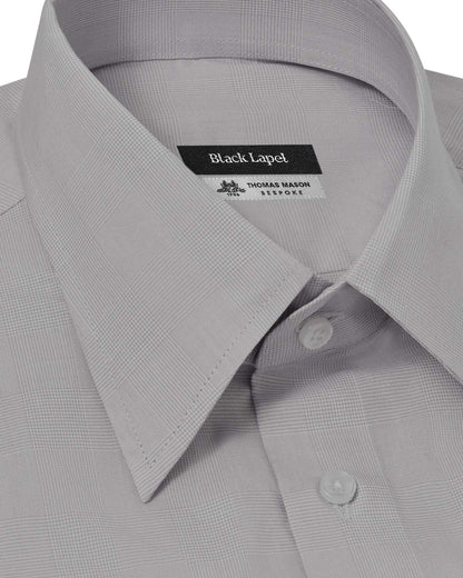 Grey Prince of Wales Dress Shirt 2