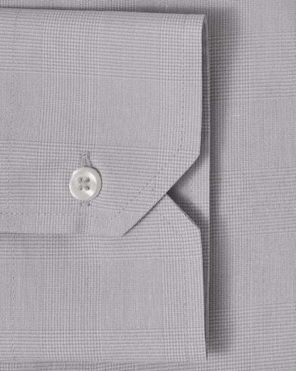 Grey Prince of Wales Dress Shirt 3