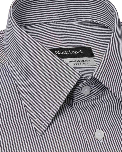 Royal Charcoal Stripe Dress Shirt 2