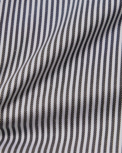 Royal Charcoal Stripe Dress Shirt 4