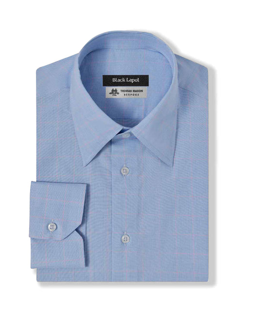 Pink Glen Plaid Dress Shirt 1